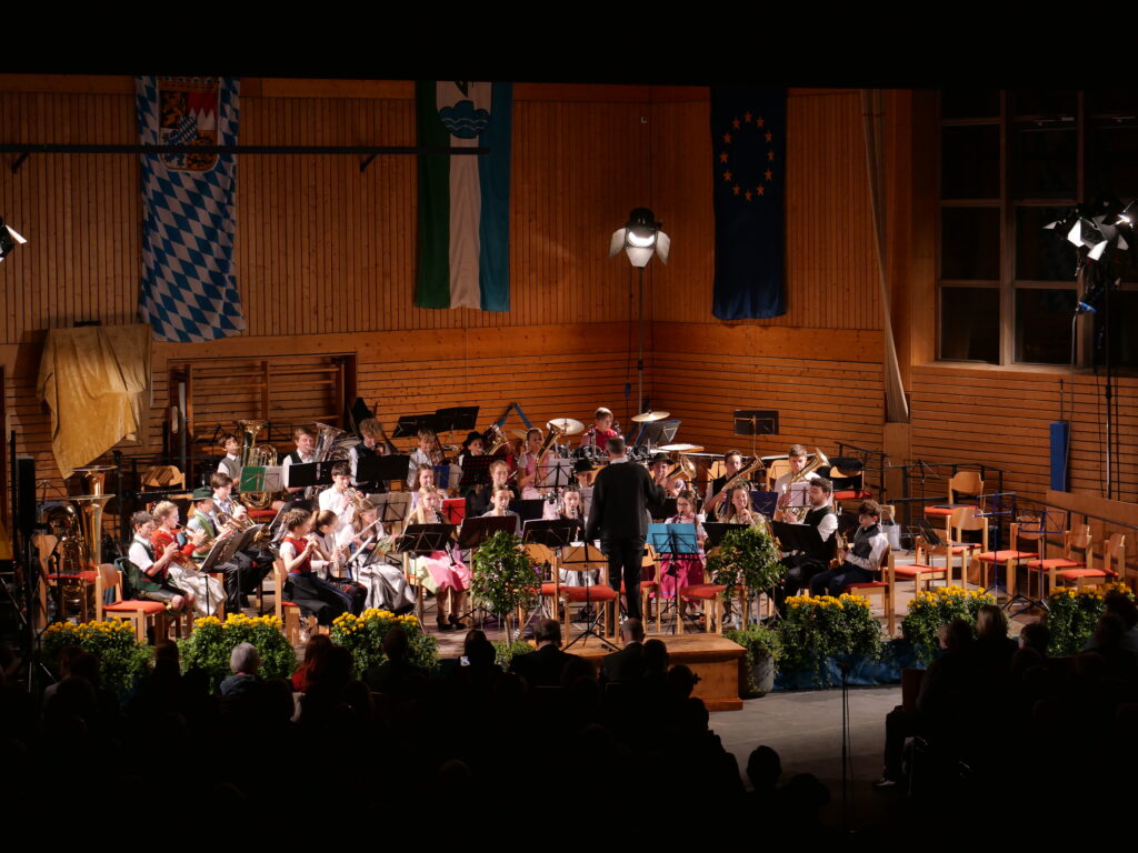 Jugendkapelle Bernau beim Jahreskonzert.